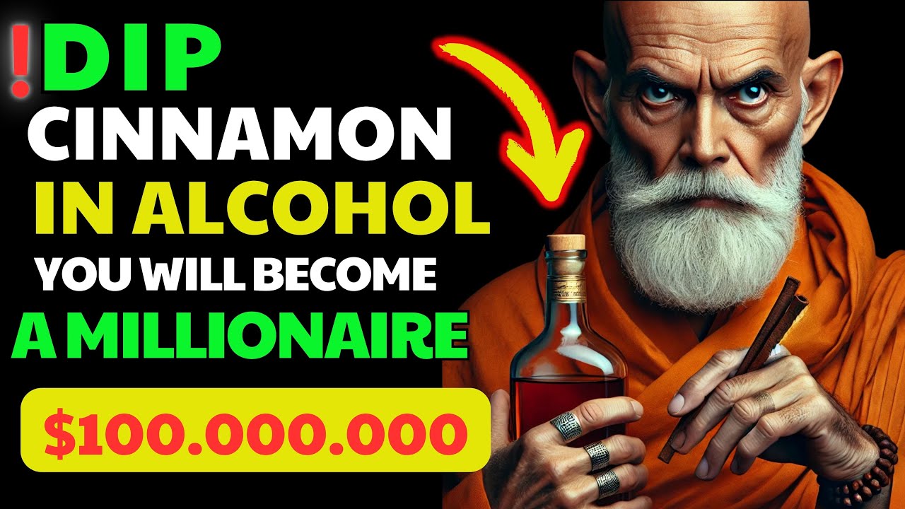 If You're 70-80 and Still in Debt, DIP Cinnamon in Alcohol. Your Problems Will Disappear