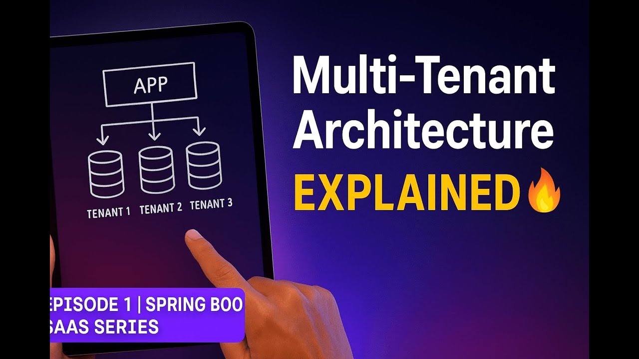 Multi-Tenant Architecture Explained | Build Your Own SaaS App with Spring Boot