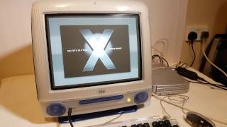 Upgrading iMac G3 To OS X Tiger From External DVD Drive & Getting YouTube To Work!
