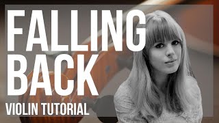 How to play Falling Back by Marianne Faithfull on Violin (Tutorial)