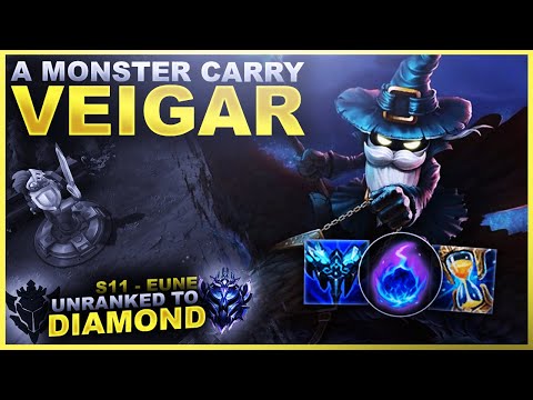VEIGAR IS STILL A MONSTER CARRY! - Unranked to Diamond: EUNE Edition | League of Legends