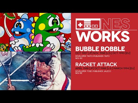 Bubble Bobble & Racket Attack retrospective: Doubles matches | NES Works #089