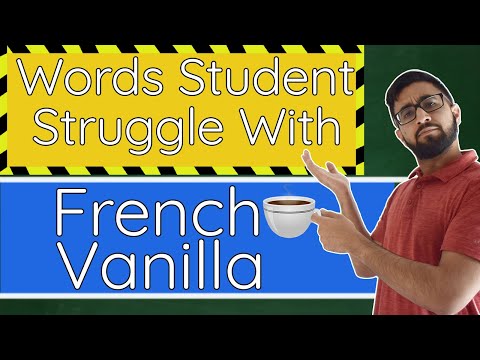 How to say FRENCH VANILLA (American Pronunciation, American Accent, Master Spoken English)