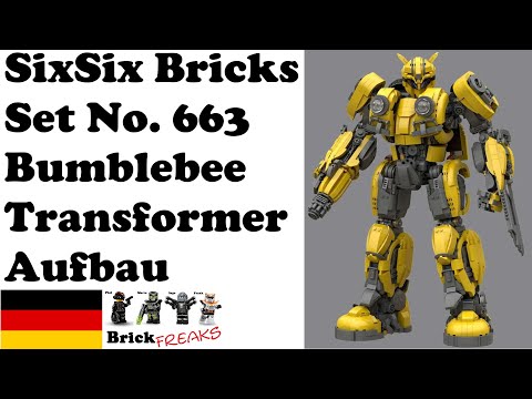 SixSix Bricks 663 - Transformer Bumblebee - Aufbau