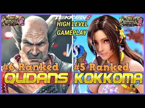 T8 ▰ QUDANS (#6 Ranked Heihachi) Vs KKOKKOMA (#5 Ranked Miary Zo) ▰ Tekken 8 High Level Gameplay