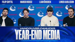 Filip Chytil, Marco Rossi, Liam Öhgren & Linus Karlsson Year-End Media 2025.26