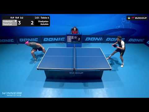 10:45 Valentyn Yunchyk - Vladyslav Kaluhin 02.08.2023 TT Euro.Cup Ukraine Star. Table 4