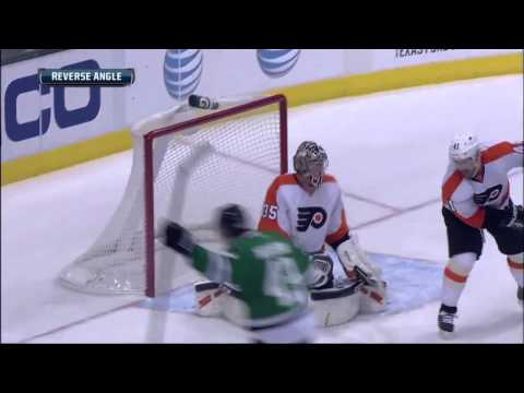 Nichushkin scores for a 4-1 lead. Flyers vs Dallas (12/7/13)