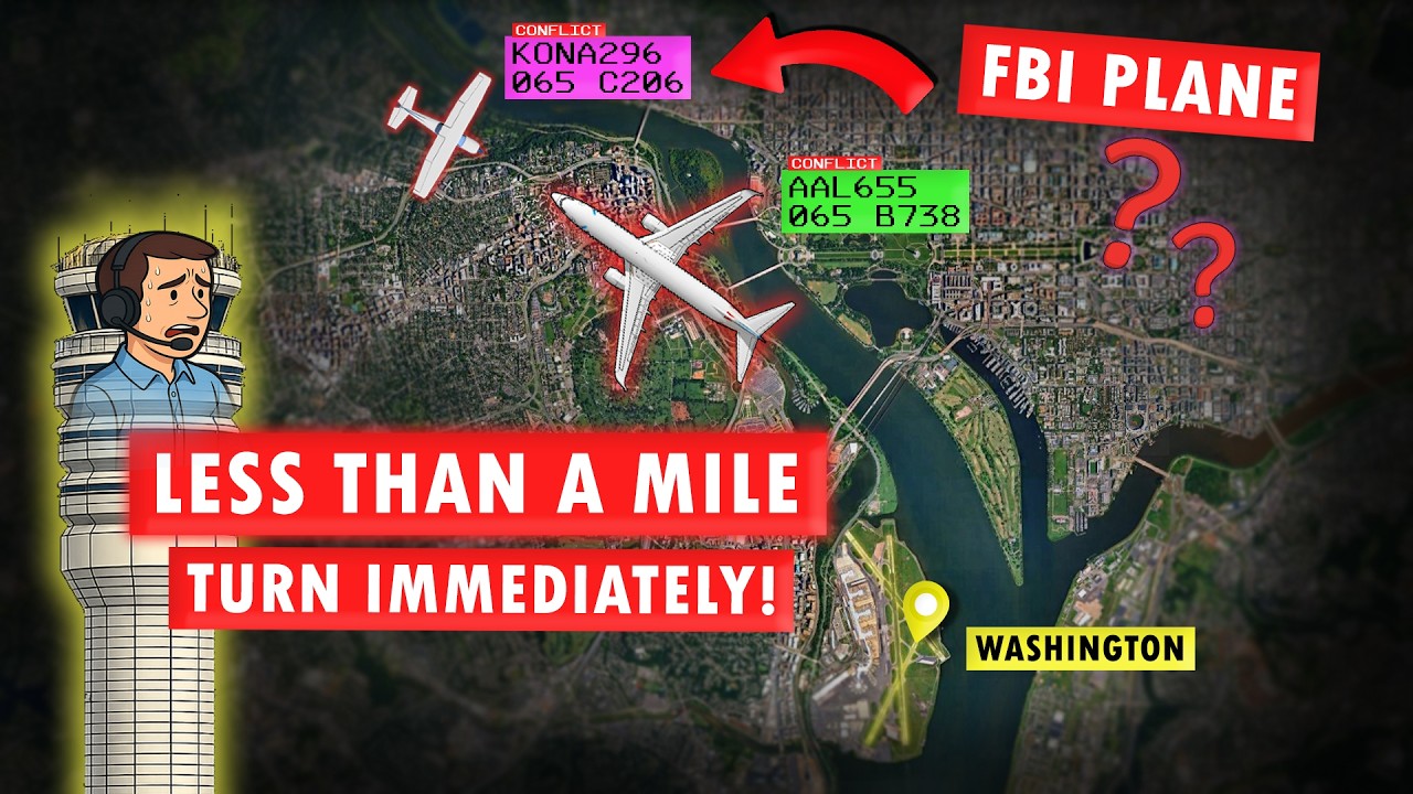 Surveillance FBI Plane Causing Conflicts near Washington-DCA