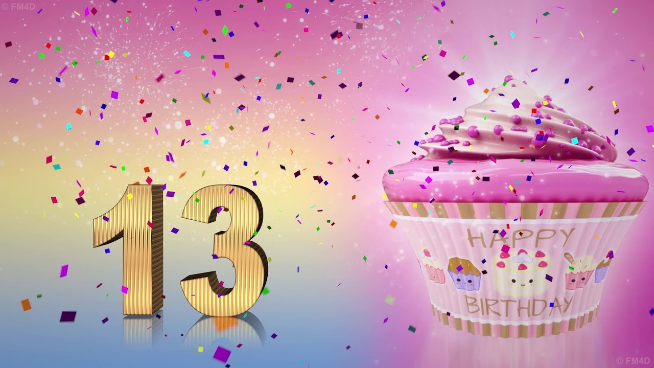 Geburtstagslied Zum 13. Geburtstag. Happy Birthday To You. Lustiges Geburtstags Video.