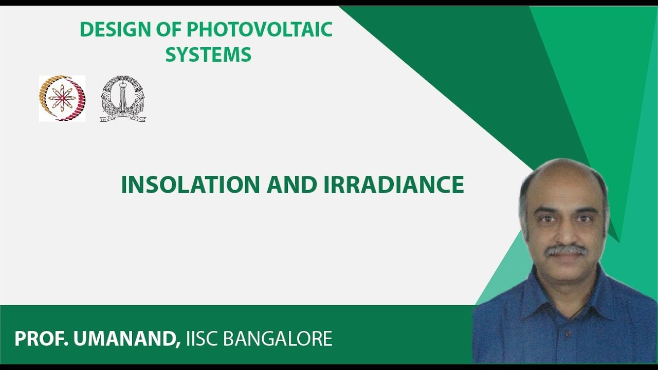 Insolation and irradiance