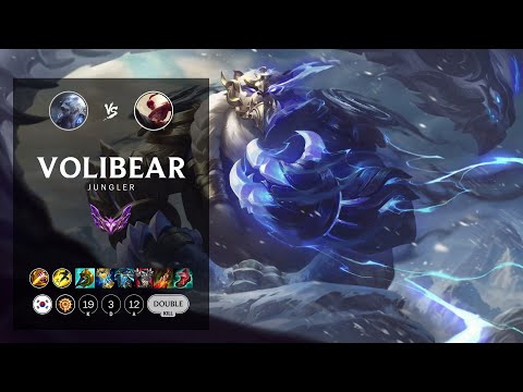 Volibear Jungle vs Lee Sin - KR Master Patch 12.6