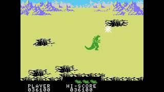 Godzilla VS 3 Daikaijū (MSX video game) gameplay session