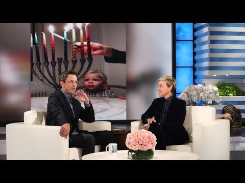 塞斯-梅耶斯的兒子是一個光明節的專業人員。 (Seth Meyers' Son Is a Hanukkah Pro)