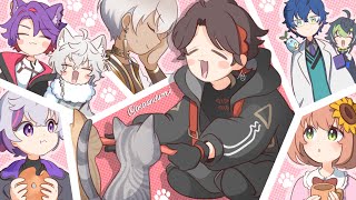 【手描きにじさんじ】ミュートを忘れた怒涛の猫トーク【切り抜き/三枝明那/不破湊/イブラヒム/本間ひまわり/渡会雲雀/叢雲カゲツ/レオス･ヴィンセント/伊波ライ】