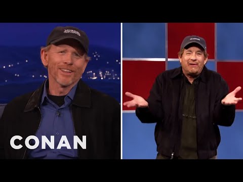 Ron Howard On Tom Hanks' Impression Of Him | CONAN on TBS