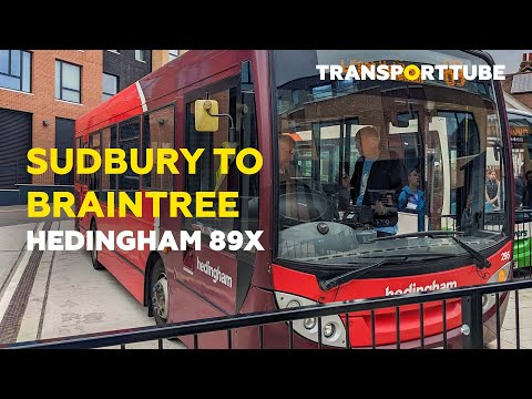 Sudbury to Braintree | Hedingham 89X | Realtime