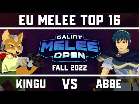 Kingu (Fox) vs Abbe (Marth) - EU Melee Top 16 - GMO Fall '22