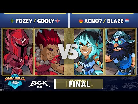 Fozey & Godly vs. Acno? & Blaze - Elimination Final - Brawlhalla World Championship 2022