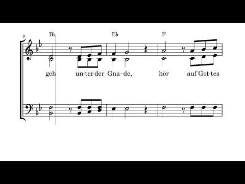 Geh unter der Gnade (SAM zur Klavierbegleitung)