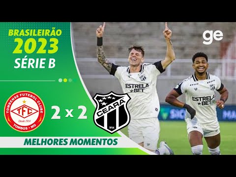Gols e lances de Tombense x Ceará