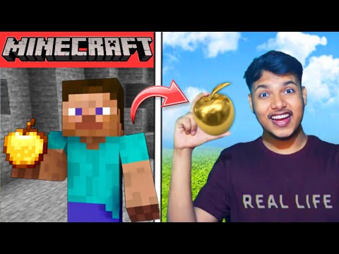 Alok Games - I Ate Every Minecraft Food In Real Life!
