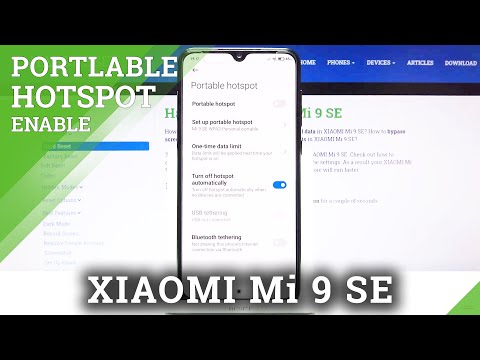 How to Enable Portable Hotspot in XIAOMI MI 9 SE – Network Access Point