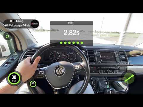 Volkswagen T6 Multivan 2.0tdi 150hp dsg7 acceleration 0-100 (stage1)