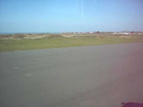 Aurigny Trislander G-BEVT landing at Alderney