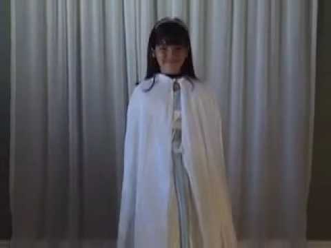 Princess Cloak-White Velvet