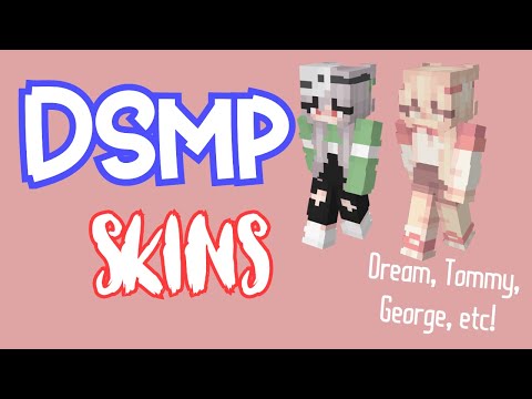 DreamSMP Minecraft Skins! (Girls) Dream, GeorgeNotFound, TommyInnit, etc
