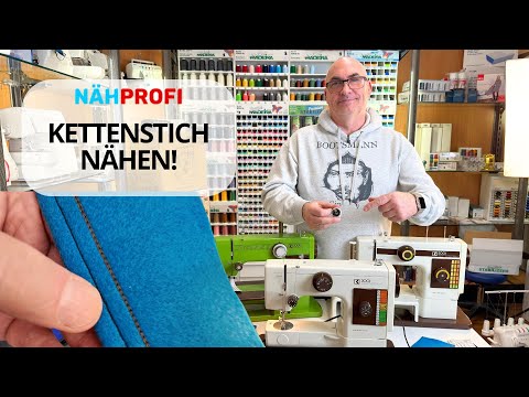 Dehnbare Stoffe nähen? Eine Funktion die alle Nähmaschinen bräuchten! (Kettenstich nähen)