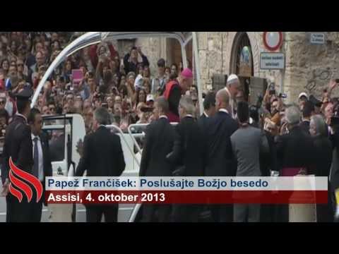 Papež Frančišek v Assisiju nagovoril duhovnike in redovnike ter sestre klarise