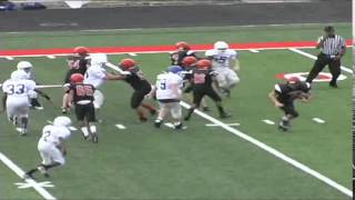 preview picture of video 'Tristan Vandiver First Down Run 7th Grade Corinth Warriors'