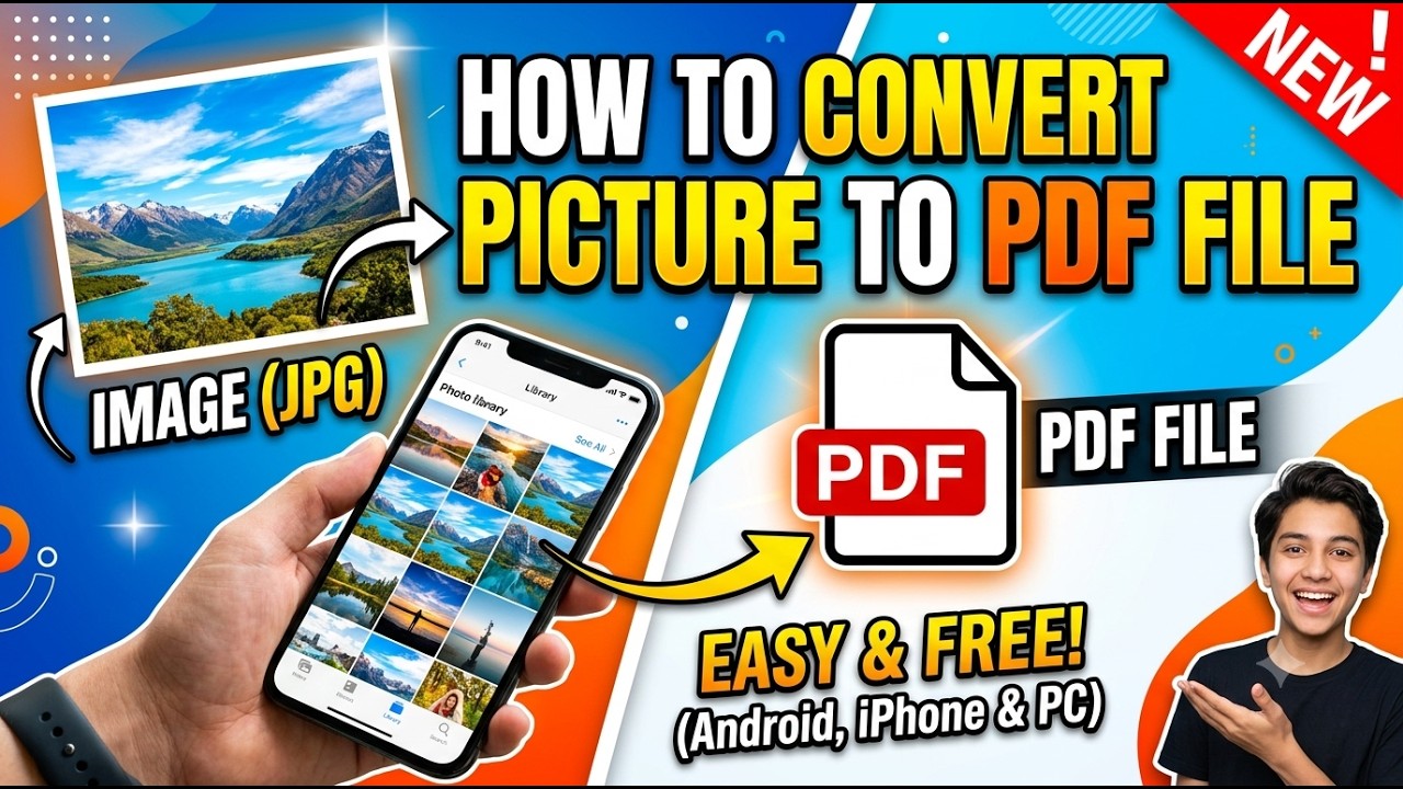 How to Convert Picture to PDF File Windows PC