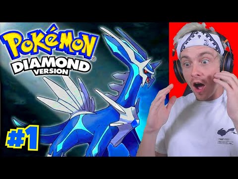 My 1st Time Ever Playing Pokemon Diamond...