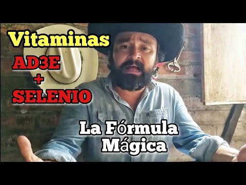 Vitaminas AD3E + Selenio La Fórmula Mágica.