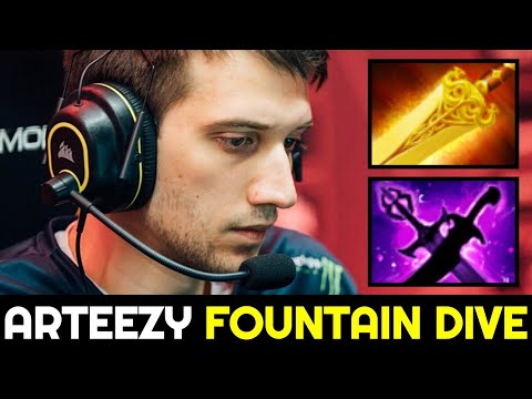 ARTEEZY Fountain Dive with New Meta Radiance Build IO Dota 2