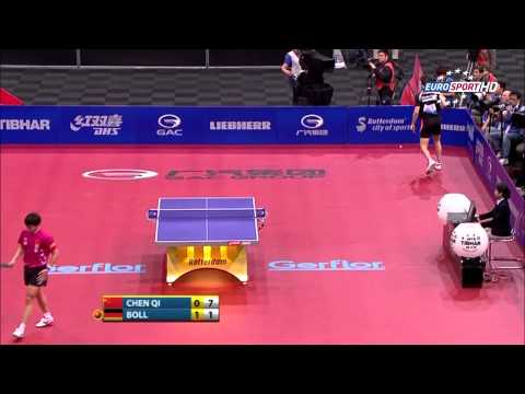 WTTC 2011 - Chen Qi - Timo Boll - Set2