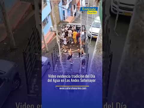 Ciudadanos de Los Andes Sotomayor salieron a jugar con agua el 28 de diciembre