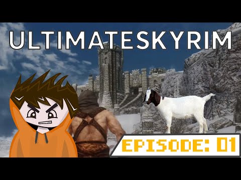 Ultimate Skyrim #1 GOATING down High Hrothgar