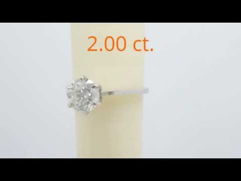 2.00 ct. Round Diamond Solitaire Engagement Ring  *Mikado Diamonds*