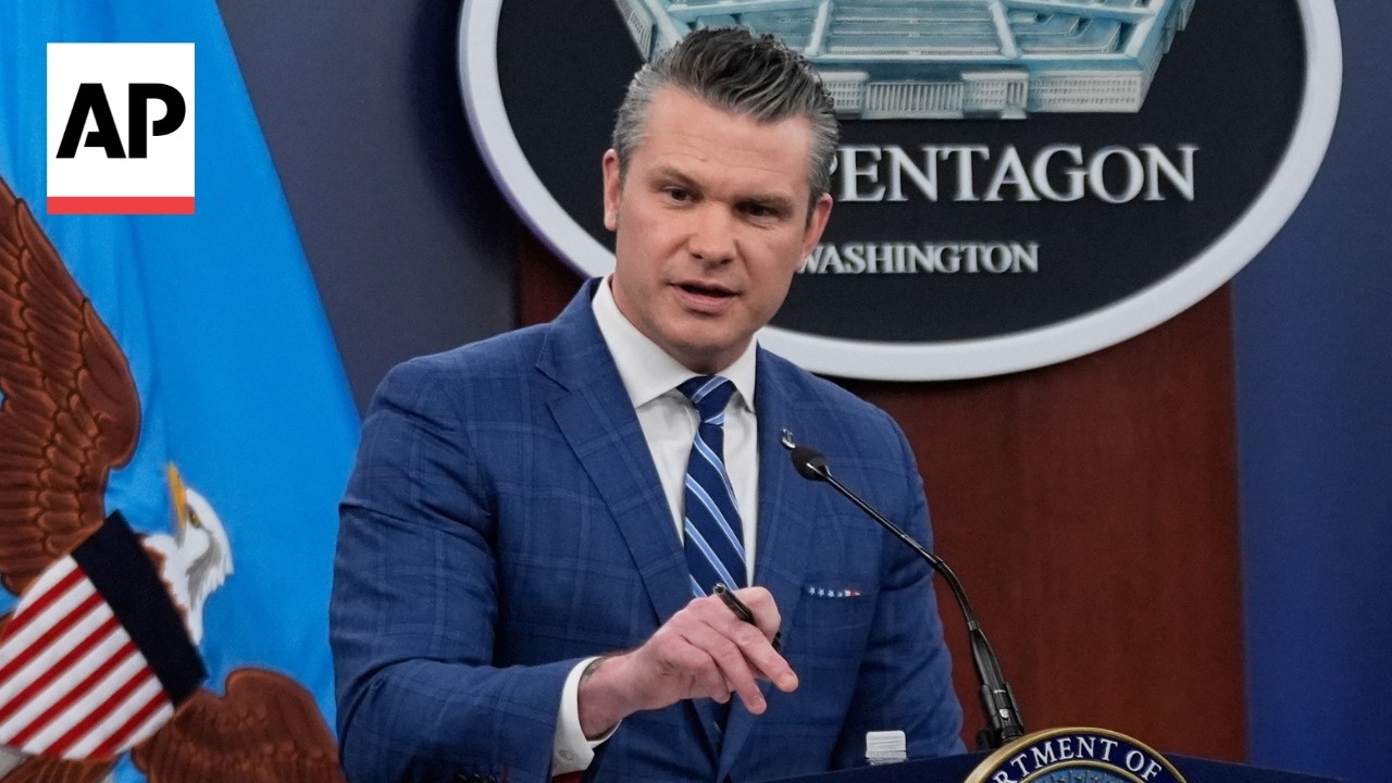 Video | Pete Hegseth claims victory over Iran