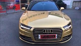 Audi A7 Avery Dennison Gold Chrome x CARDRESSSKIN
