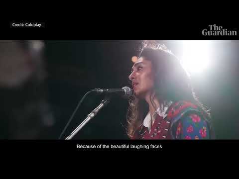 Baraye - Coldplay Iranian protest poem Baraye in Buenos Aires