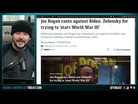  Joe Rogan SLAMS Biden Pushing WW3 In Ukraine, Klitschko Says Rogan Pushing RUSSIAN Propaganda 