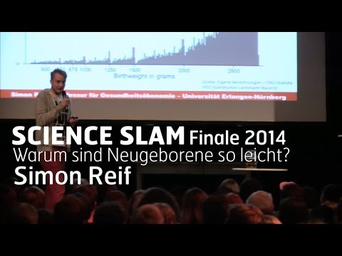 Warum sind Neugeborene so leicht? - Simon Reif - SCIENCE SLAM Deutsche Meisterschaft 2014