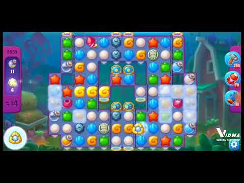 Fishdom. 9653 super hard level no boosters and diamonds. 21 move