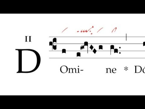 Communio: Domine, Dominus noster