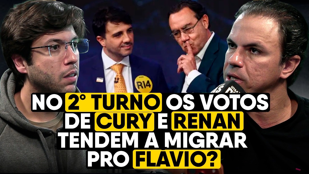 Pra quem vão os VOTOS de AUGUSTO CURY e RENAN SANTOS no 2º TURNO? - CAIO COPPOLLA